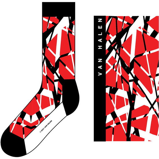 Cover for Van Halen · Van Halen Unisex Ankle Socks: Eddie's Guitar Pattern (UK Size 7 - 11) (TØJ) [size M]