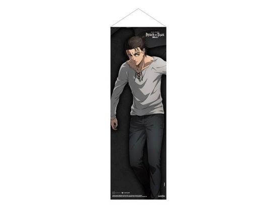 Attack on Titan Slim Wandrolle Eren Jaeger 30 x 90 -  - Fanituote -  - 6430063312316 - keskiviikko 14. elokuuta 2024