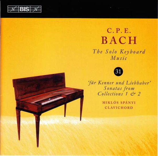 Cover for Bach,c.p.e / Spanyi · C.p.e. Bach: Solo Keyboard Music 31 (CD) (2016)