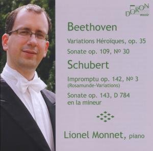 Beethoven - Eroica Variations - Piano Sonata Op 109 / Schubert - Impromptu - Lionel Monnet - Musik - DORON - 7619924750316 - 11. november 2008