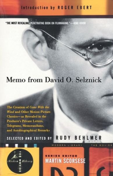 Cover for David O. Selznick · Memo from David O. Selznick (Book) [Modern Library pbk. edition] (2000)