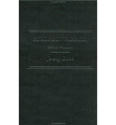 Cover for Black, Jeremy (University of Exeter, UK) · European Warfare, 1494-1660 - Warfare and History (Hardcover bog) (2002)