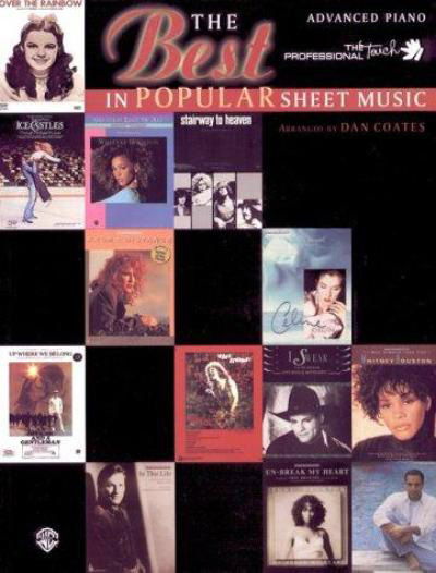 Cover for Dan Coates · The Best in Popular Sheet Music (Paperback Book) (1997)