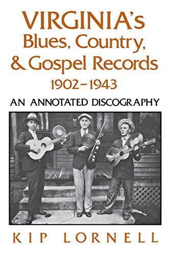 Cover for Kip Lornell · Virginia's Blues, Country, and Gospel Records, 1902-1943: An Annotated Discography (Pocketbok) (2014)