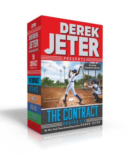 Cover for Derek Jeter · The Contract Series Books 1-5 (Boxed Set): The Contract; Hit &amp; Miss; Change Up; Fair Ball; Curveball - Jeter Publishing (Paperback Book) (2019)