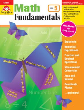 Cover for Evan-Moor Educational Publishers · Math Fundamentals, Grade 5 (Paperback Book) (2017)