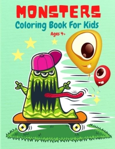 Cover for Dodon · Monsters Coloring Book for Kids (Book) (2021)