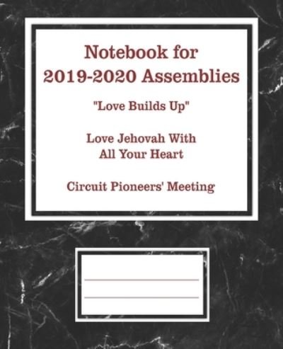 Cover for Jks Books and Gifts · Notebook for 2019-2020 Assemblies (Pocketbok) (2019)