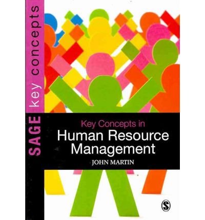 Cover for John Martin · Key Concepts in Human Resource Management - Sage Key Concepts Series (Paperback Bog) (2010)