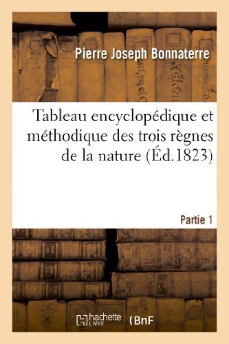 Cover for Bonnaterre-p · Tableau Encyclopedique et Methodique Des Trois Regnes De La Nature. Partie 1 (Paperback Book) [French edition] (2013)