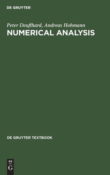 Cover for Peter Deuflhard · Numerical Analysis (Hardcover Book) (1995)