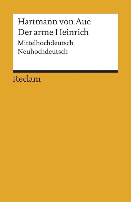 Reclam UB 019131 Hartmann von Aue.Der a - Hartmann Von Aue - Books - - 9783150191316 -