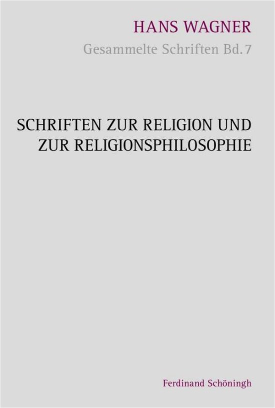 Cover for Wagner · Schriften zur Religion und zur R (Bok) (2017)