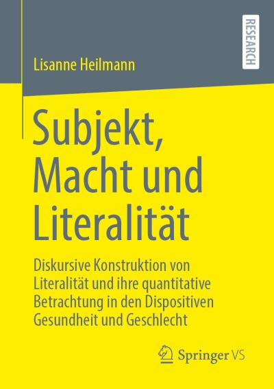 Cover for Heilmann · Subjekt Macht und Literalitaet (Book) (2021)