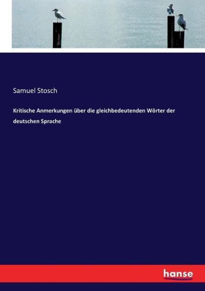 Cover for Stosch · Kritische Anmerkungen über die g (Book) (2017)