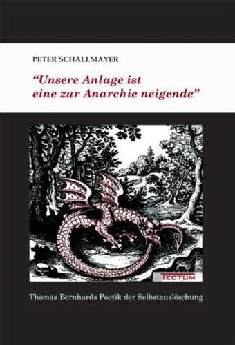 Unsere Anlage ist eine zur Anarchie neigende - Peter Schallmayer - Books - Tectum - Der Wissenschaftsverlag - 9783828889316 - July 18, 2011