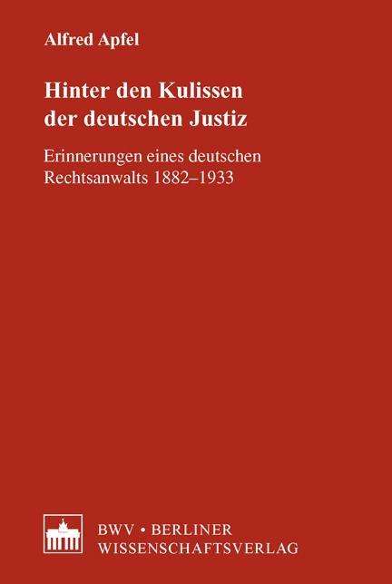 Cover for Apfel · Hinter den Kulissen der deutschen (Book)