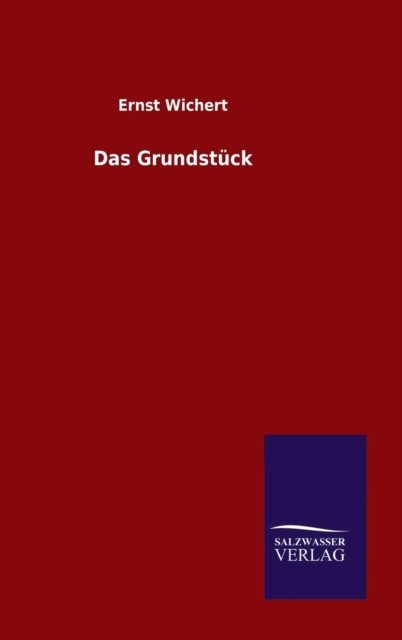 Cover for Wichert · Das Grundstück (Book) (2016)