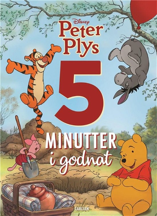 Cover for Disney; Disney Book Group · Fem minutter i godnat: Fem minutter i godnat - Peter Plys (Inbunden Bok) [1:a utgåva] (2020)