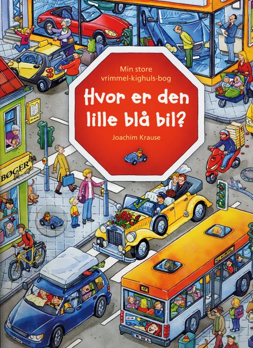 Cover for Joachim Krause · Hvor er ...?: Hvor er den lille blå bil? (Bound Book) [1º edição] [Indbundet] (2012)