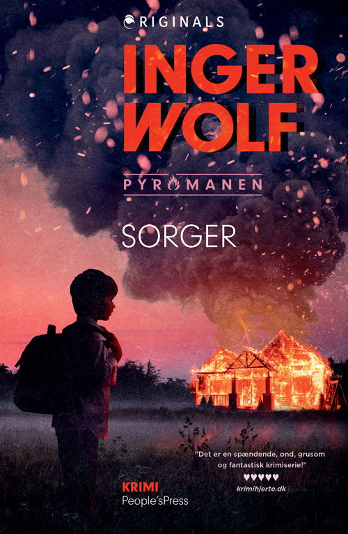 Cover for Inger Wolf · Pyromanen: Sorger (Paperback Book) [1st edition] (2019)