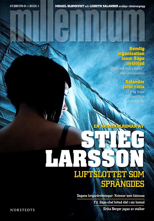 Cover for Stieg Larsson · Luftslottet som sprängdes (Book) [1.º edición] (2007)