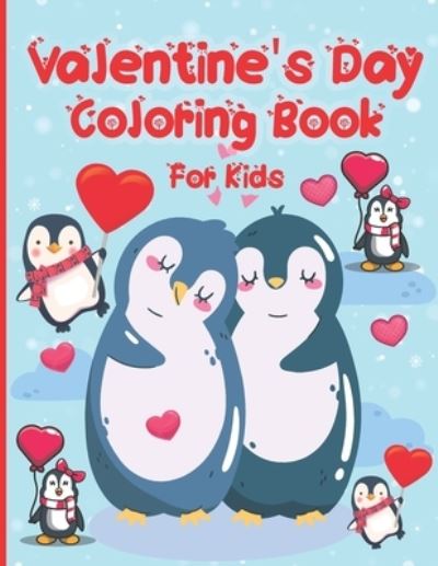 Cover for Mas Publications · Valentine's Day Coloring Book for Kids (Taschenbuch) (2021)