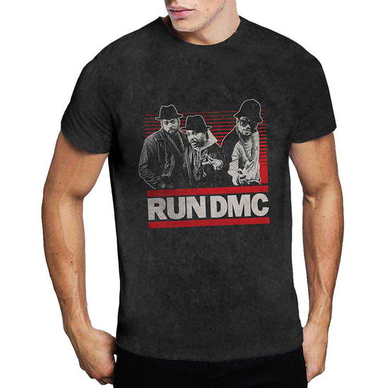 Cover for Run DMC · Run DMC Unisex T-Shirt: Gradient Bars (Wash Collection) (T-shirt)