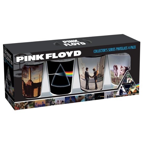 Pink Floyd Album Covers 16 Oz 4 Pack Pint Glasses - Pink Floyd - Merchandise - PINK FLOYD - 0674449050317 - 