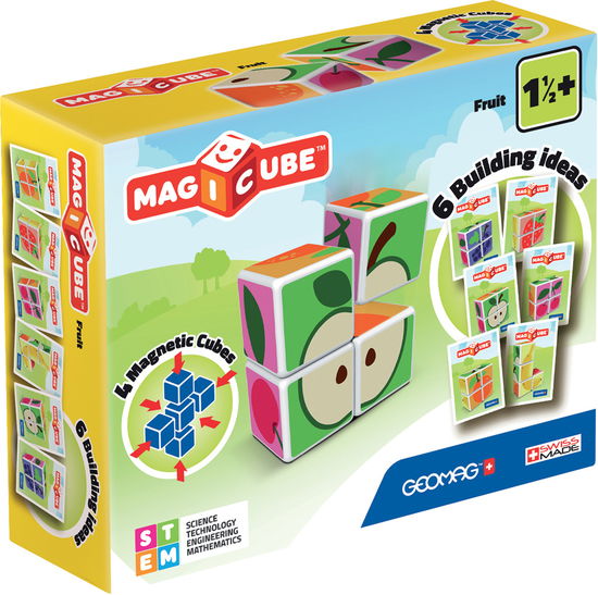 Geomag Magicube Fruit - 4 Delig - Geomag - Merchandise - Geomag - 0871772001317 - February 7, 2019