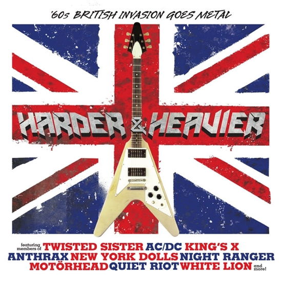Harder & Heavier - ‘60s British Invasion Goes Metal (RED / BLUE SPLIT VINYL) - Dee Snider - Muziek - Deadline Music - 0889466336317 - 14 april 2023