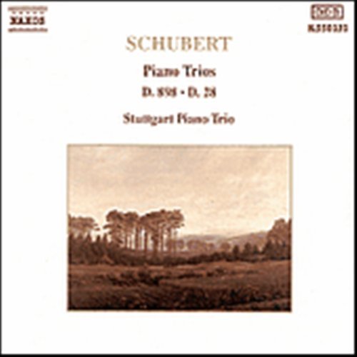 SCHUBERT: Piano Trios D28&D898 - Stuttgarter Klaviertrio - Musiikki - Naxos - 4891030501317 - perjantai 22. maaliskuuta 1991