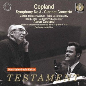 Cover for Aaron Copland · Carter: Holiday Overture. Ives: Decoration Day. Copland: Clarinet Concer (CD) [Japan Import edition] (2019)