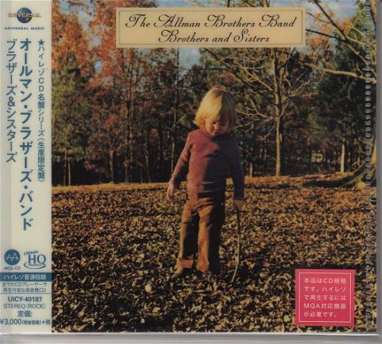 Cover for Allman Brothers Band · Brothers And Sisters (CD) [Limited edition] (2018)