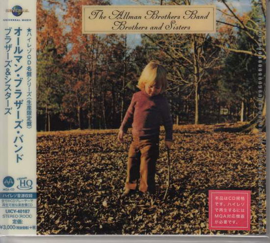 Cover for Allman Brothers Band · Brothers &amp; Sisters (CD) [Limited edition] (2018)