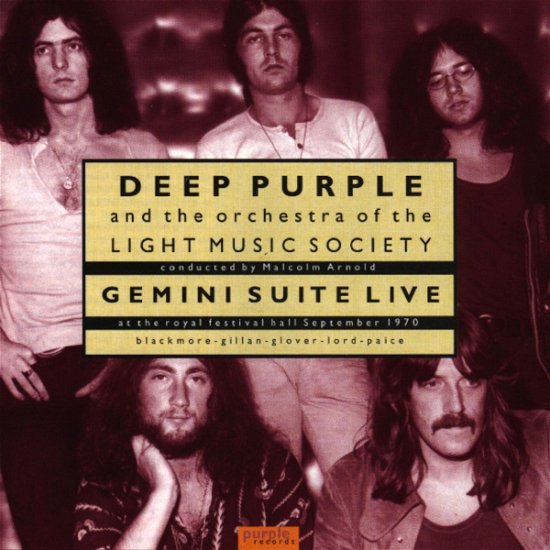 Gemini Suite Live - Deep Purple - Música - PURPLERECO - 5022911304317 - 17 de maio de 1999