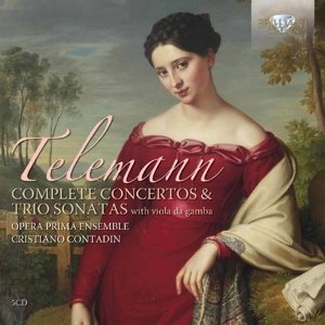 Cover for Telemann / Contadin,cristiano · Complete Concertos &amp; Trio Sonatas (CD) (2015)