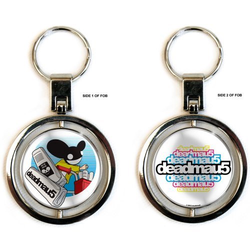 Deadmau5 Keychain: Papermou5 (Spinner) - Deadmau5 - Produtos - Live Nation - 162199 - 5055295332317 - 21 de outubro de 2014