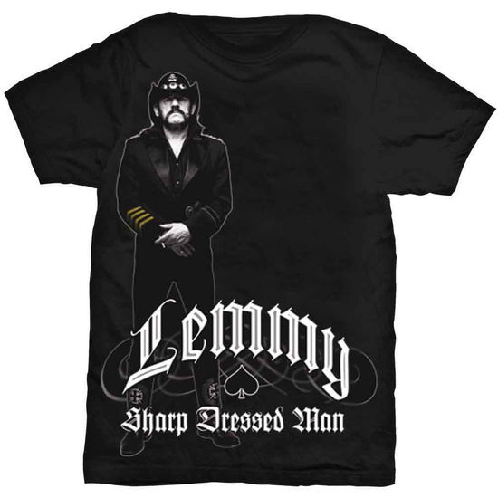 Cover for Lemmy · Lemmy Unisex T-Shirt: Sharp Dressed Man (T-shirt) [size L] [Black - Unisex edition] (2016)