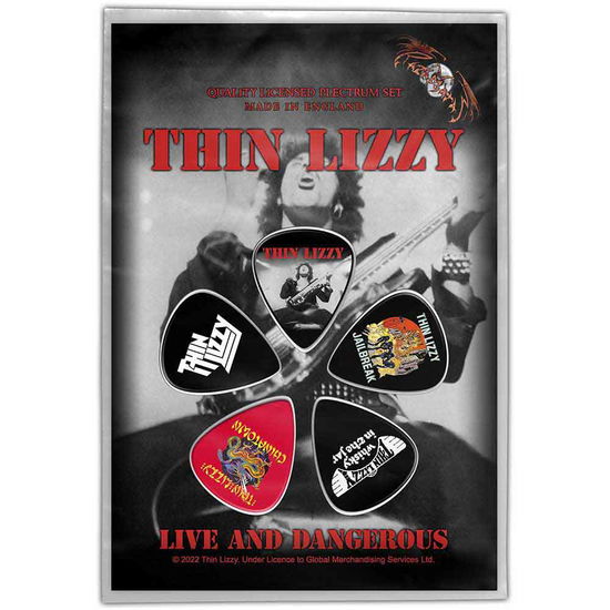 Thin Lizzy Plectrum Pack: Live & Dangerous - Thin Lizzy - Fanituote -  - 5056365717317 - 