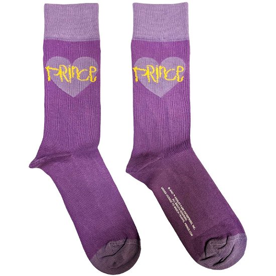 Cover for Prince · Prince Unisex Ankle Socks: Purple Heart (UK Size 7 - 11) (Klær) [size M]