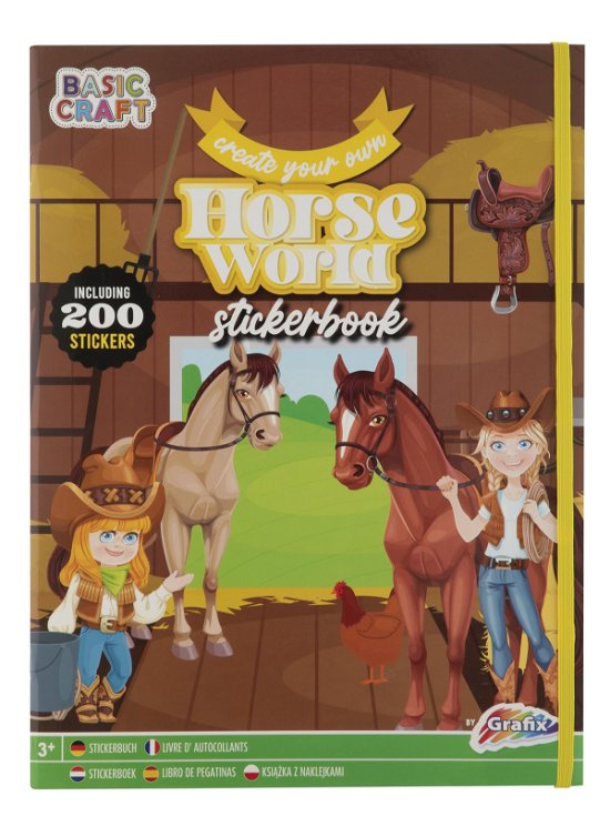 Cover for Grafix · Stickerboek Magische Paarden 200 stickers (Toys)