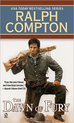 Cover for Ralph Compton · The Dawn of Fury - A Trail of the Gunfighter Western (Paperback Book) [1st edition] (1995)