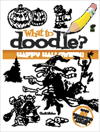 Cover for Chuck Whelon · Happy Halloween! - Dover Doodle Books (Paperback Book) (2011)