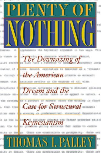 Plenty of Nothing: The Downsizing of the American Dream and the Case for Structural Keynesianism - Thomas I. Palley - Books - Princeton University Press - 9780691050317 - July 16, 2000