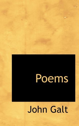 Cover for John Galt · Poems (Paperback Book) (2009)