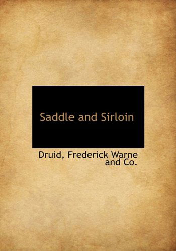 Cover for Druid · Saddle and Sirloin (Inbunden Bok) (2010)