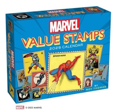 Marvel Value Stamps 2025 Day-to-Day Calendar - Marvel Entertainment - Produtos - Abrams - 9781419774317 - 13 de agosto de 2024