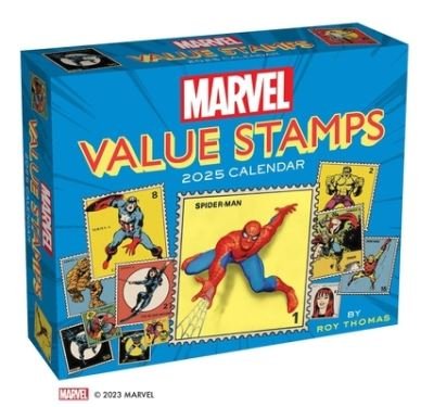 Cover for Marvel Entertainment · Marvel Value Stamps 2025 Day-to-Day Calendar (Calendar) (2024)