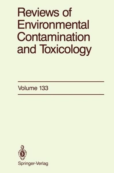 Cover for George W. Ware · Reviews of Environmental Contamination and Toxicology: Continuation of Residue Reviews - Reviews of Environmental Contamination and Toxicology (Pocketbok) [Softcover reprint of the original 1st ed. 1993 edition] (2011)